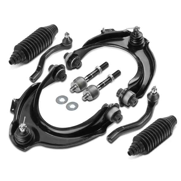 2003-2006 Honda Accord A Set of 8 Control Arm Ball Joint and Tie Rod End Kit Front Side A-Premium APCA3424