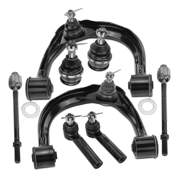 A Set of 8 Control Arm Ball Joint and Tie Rod End Kit Front Side A-Premium APCA3428