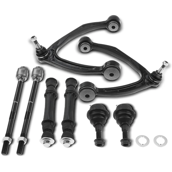A Set of 8 Control Arm Ball Joint Sway Bar Link Tie Rod End Kit Front Side A-Premium APCA3435