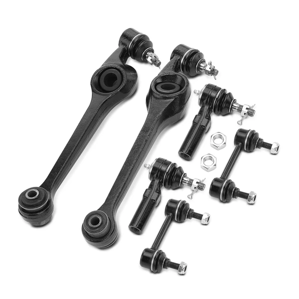A Set of 6 Control Arm Sway Bar Link and Tie Rod End Kit Front & Rear A-Premium APCA3907