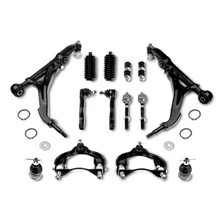 14 Pcs Front Control Arm with Ball Joints Sway Bar Link Tie Rod End