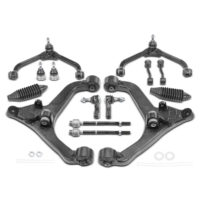 14 Pcs Control Arm with Ball Joint Sway Bar Link Tie Rod End