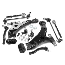 2001-2003 Toyota Highlander A Set of 12 Control Arm Ball Joint Tie Rod and Sway Bar Link Kit Front Side A-Premium APCA3958