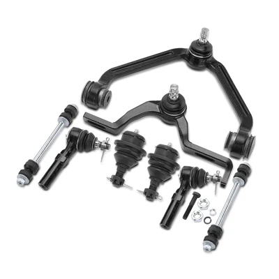 8 Pcs Control Arm with Ball Joint & Tie Rod