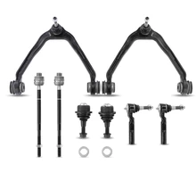 8 Pcs Front Control Arm Ball Joint Tie Rod End