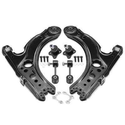 6 Pcs Control Arm & Ball Joint & Sway Bar Link