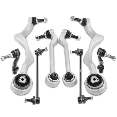 8 Pcs Control Arm with Ball Joint & Sway Bar Link