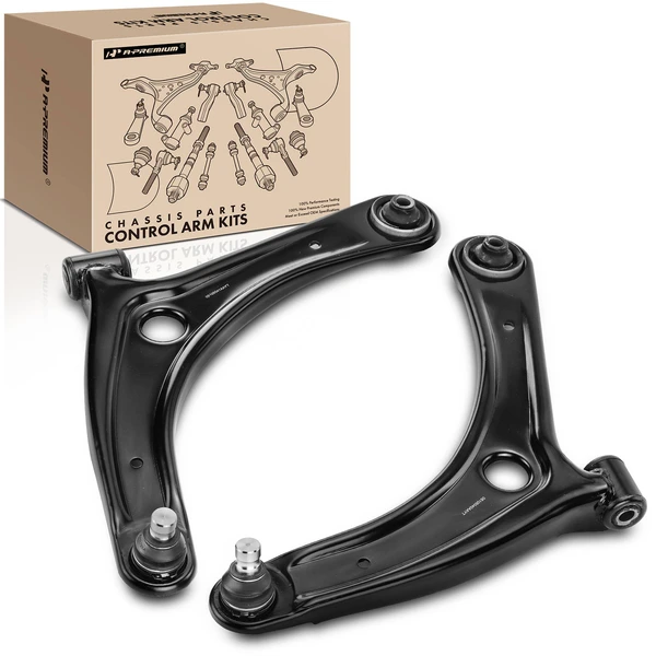 2007-2017 Jeep Compass 2-Pc Control Arm, Front Lower with Ball Joint A-Premium APCA4935