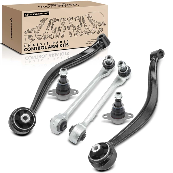 2011-2017 BMW X3 A Set of 6 Control Arm and Ball Joint Kit Front Side A-Premium APCA4997