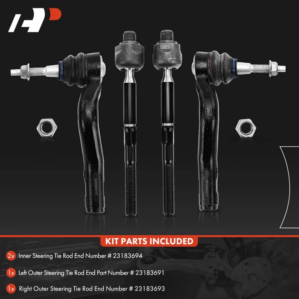 Tie Rod End Inner & Outer A-Premium APCA5015