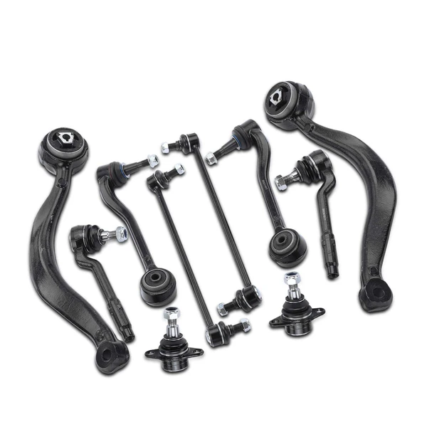 A Set of 10 Control Arm Ball Joint Sway Bar Link Tie Rod End Kit Front Side A-Premium APCA4055