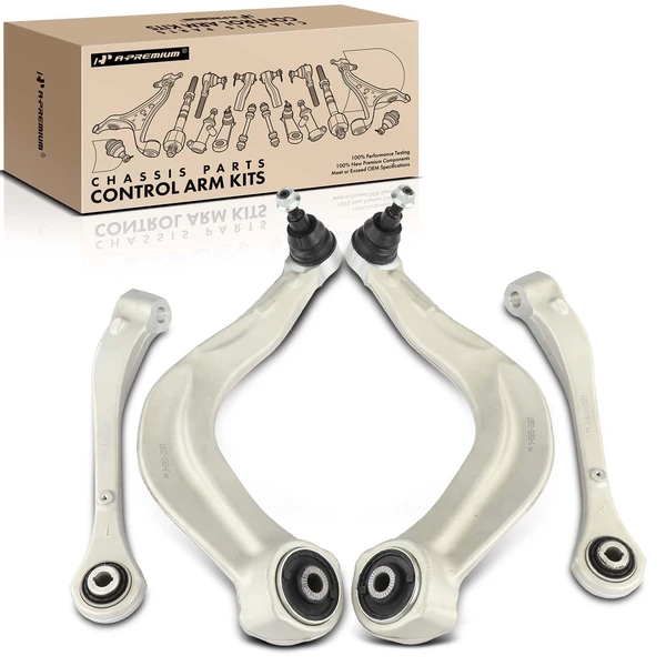 4-Pc Control Arm and Ball Joint Kit, Front Side with Ball Joint A-Premium APCA6049