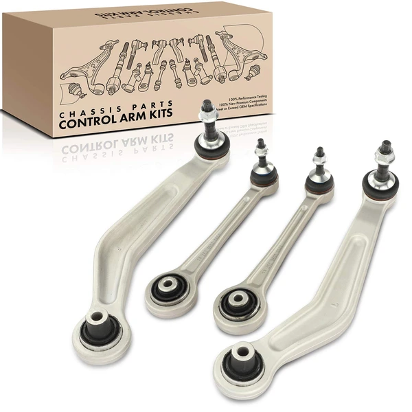 4-Pc Control Arm and Ball Joint Kit, Rear Upper Forward & Rearward with Ball Joint A-Premium APCA6194
