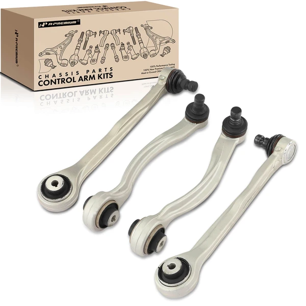 4-Pc Control Arm and Ball Joint Kit, Front Upper Forward & Rearward with Ball Joint A-Premium APCA6050