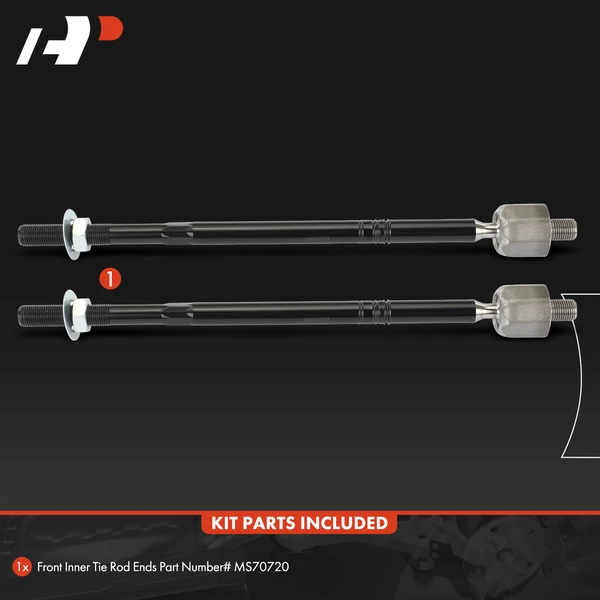 2 Pcs Front Inner Tie Rod End for Volkswagen Atlas 2018-2023