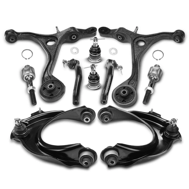 A Set of 10 Control Arm Ball Joint and Tie Rod End Kit Front Side A-Premium APCA3474