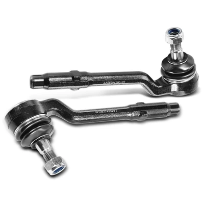 2 Pcs Outer Steering Tie Rod End