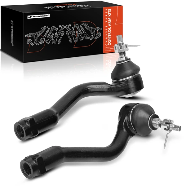 2 Pcs Front Outer Tie Rod End for Hyundai Tucson 2016-2018 Kia Sportage Sorento