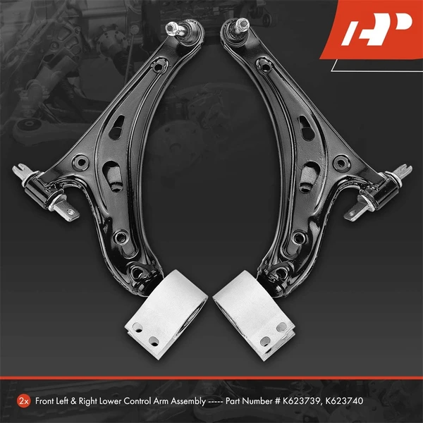 2-Pc Control Arm and Ball Joint Kit, Front Lower with Ball Joint A-Premium APCA5065