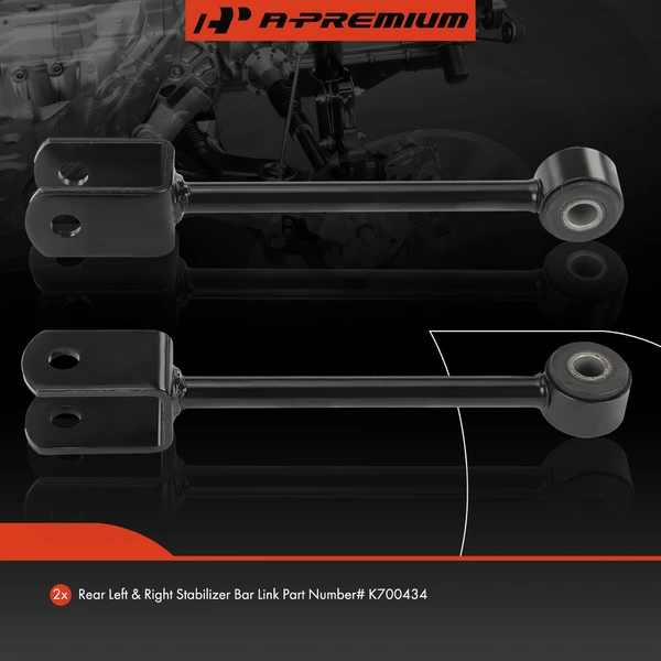 Sway Bar Link, Rear Side, A-Premium APCA6140