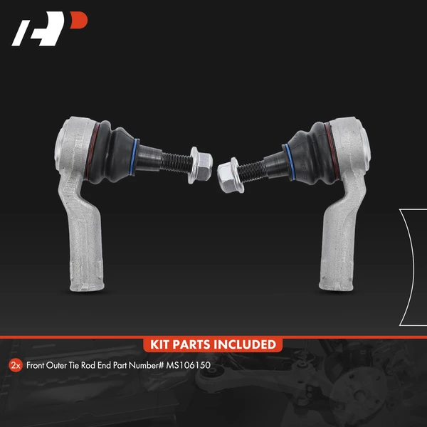 2 Pcs Outer Tie Rod End for Land Rover Range Rover Sport 2009-2013