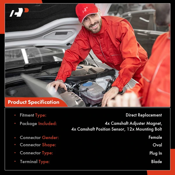 Camshaft Position Sensor & Magnet Kit for Mercedes-Benz W204 W164 W211 R171 C230
