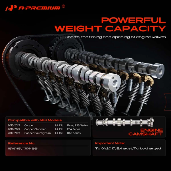 Engine Camshaft for Mini Cooper 2015-2017 Cooper Clubman Cooper Countryman 1.5L