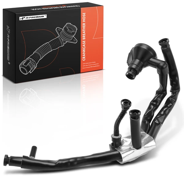 Engine Crankcase Vent Valve with Hose for Audi A6 Quattro S4 2000-2002 Allroad Quattro