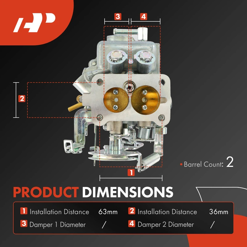 2 Barrel Carburetor for Nissan Datsun Sunny B210 A12 engines Vanette