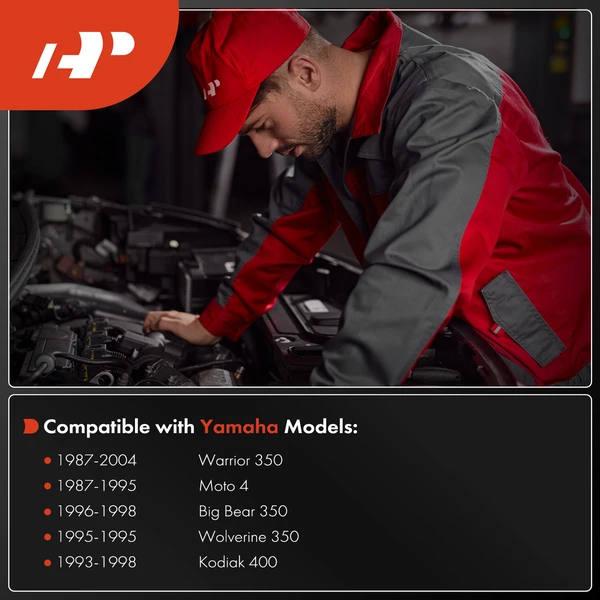 1 Barrel Carburetor for Yamaha Warrior 350 YFM350 1987-2004 Moto 4 ATV Intake