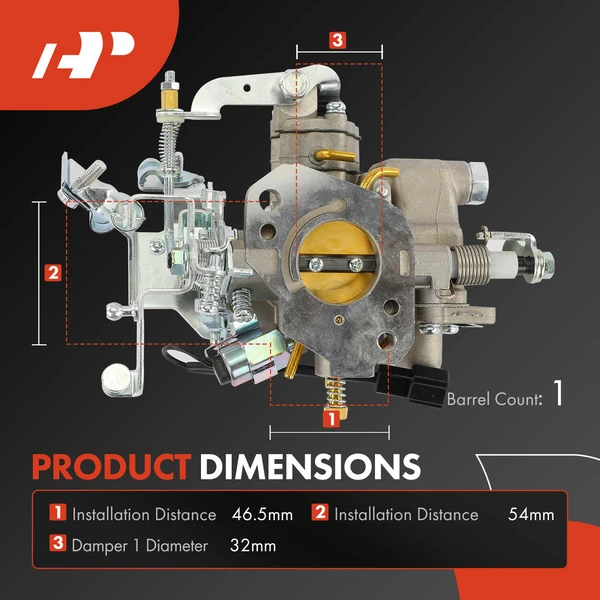 1 Barrel Carburetor for Daihatsu S-89 Charade CITIVANT MB-950