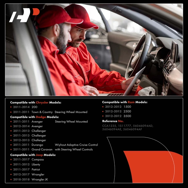 Cruise Control Switch for Ram 1500 Jeep Compass JK Wrangler Dodge Grand Caravan