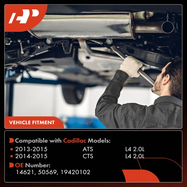 1-PC Catalytic Converter, Front Side, Fit Federal Emissions, A-Premium APCCT175