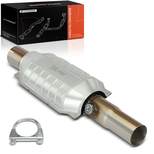 1996-2000 Jeep Cherokee 1-PC Catalytic Converter Front Side Fit Federal Emissions A-Premium APCCT177