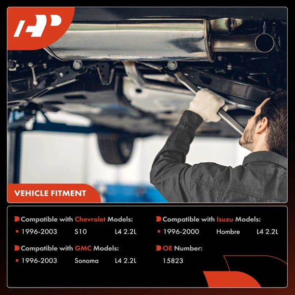 1-PC Catalytic Converter, Rear Side, Fit Federal Emissions, A-Premium APCCT001