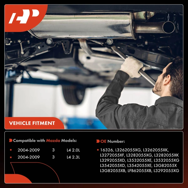 1-PC Catalytic Converter, Exhaust, Fit Federal Emissions, A-Premium APCCT003