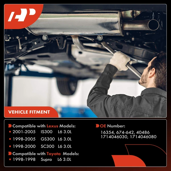 1-PC Catalytic Converter, Front Side, Fit Federal Emissions, A-Premium APCCT181