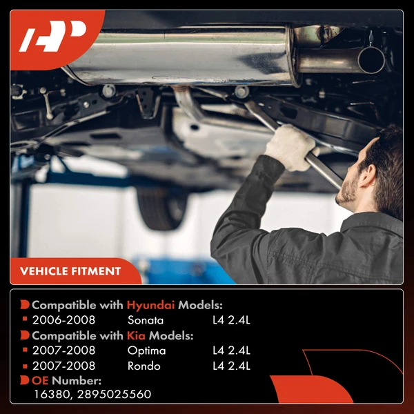 1-PC Catalytic Converter, Exhaust, Fit Federal Emissions, A-Premium APCCT185