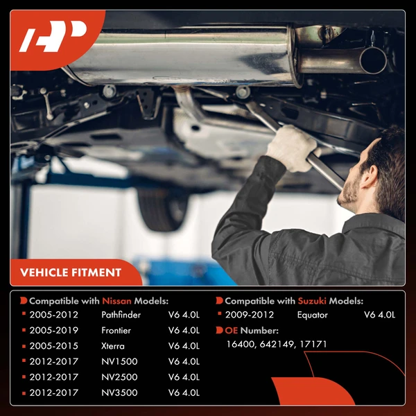 1-PC Catalytic Converter, Rear Left Driver Side, Fit Federal Emissions, A-Premium APCCT188