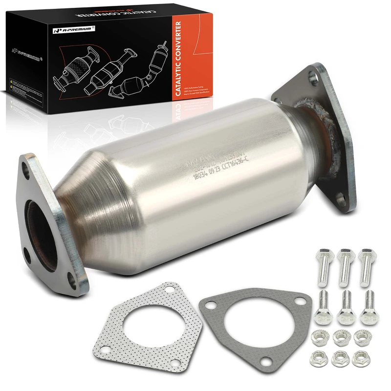 1-PC Catalytic Converter, Rear Side, Fit Federal Emissions, A-Premium APCCT009