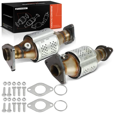 2 Pcs Front Catalytic Converter