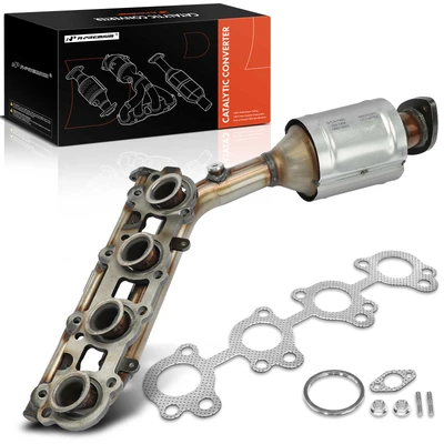 Passenger Catalytic Converter with Exhaust Manifold