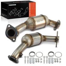 2-PC Catalytic Converter, Driver & Passenger, Fit Federal Emissions, A-Premium APCCT196