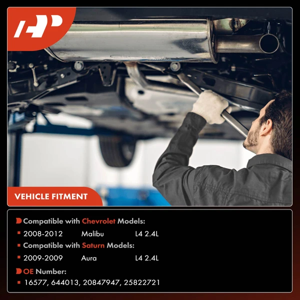 1-PC Catalytic Converter, Front Side, Fit Federal Emissions, A-Premium APCCT018