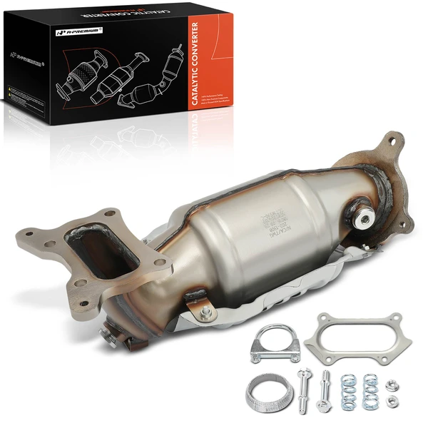 1-PC Catalytic Converter, Front Side, Fit Federal Emissions, A-Premium APCCT201