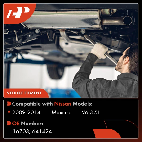 1-PC Catalytic Converter, Front Side, Fit Federal Emissions, A-Premium APCCT032