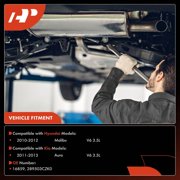 1-PC Catalytic Converter, Rear Side, Fit Federal Emissions, A-Premium APCCT043