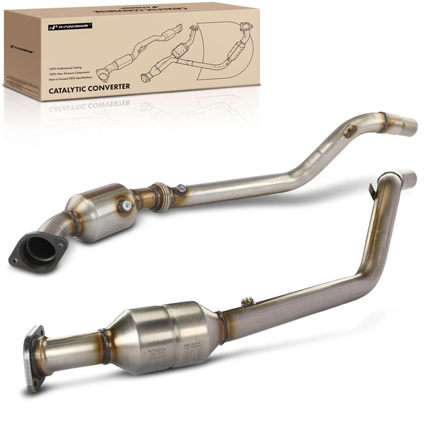 2-PC Catalytic Converter, Driver & Passenger, Fit Federal Emissions, A-Premium APCCT226