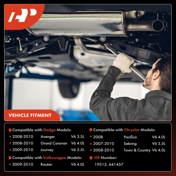 1-PC Catalytic Converter, Front Left Driver Side, Fit Federal Emissions, A-Premium APCCT232