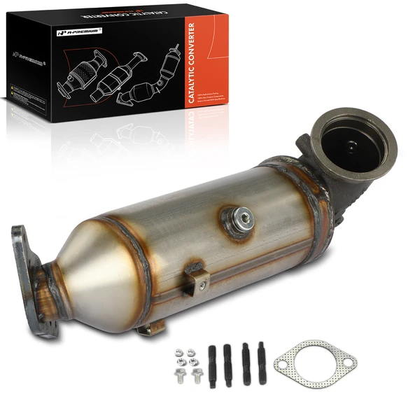 1-PC Catalytic Converter, Front Side, Fit Federal Emissions, A-Premium APCCT046